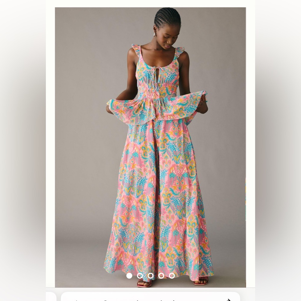 ANTHROPOLOGIE NWT LOVE THE LABEL EVA JUMPSUIT 💗